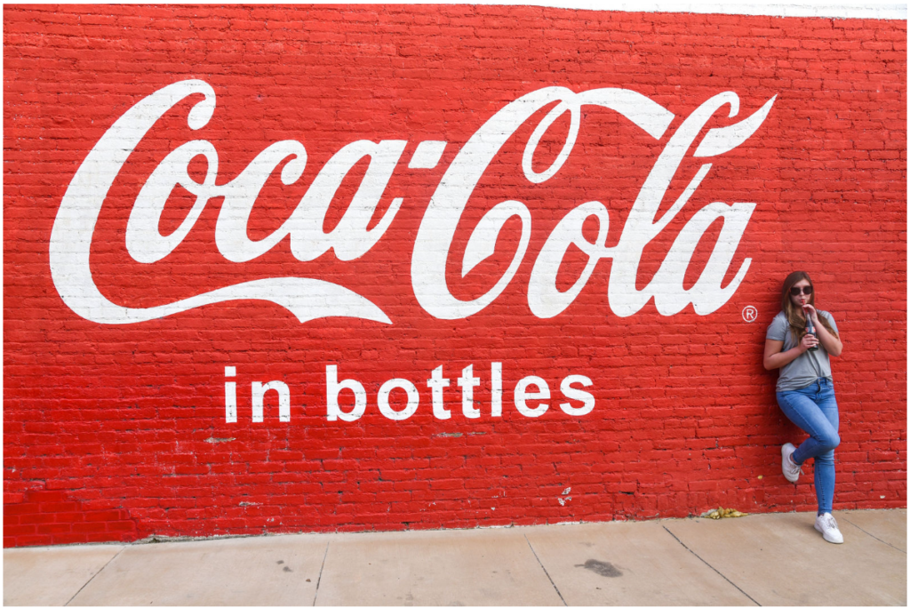 Colorful public mural located in Downtown Scottsboro, Alabama